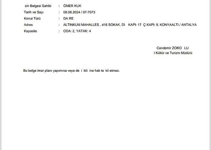 Kuk Apartament Antalya